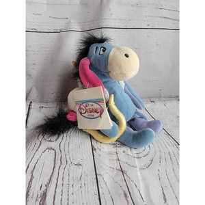 Walt Disney Company Cupid Eeyore Beanie Plush Valentine Bow Stuffed Animal
